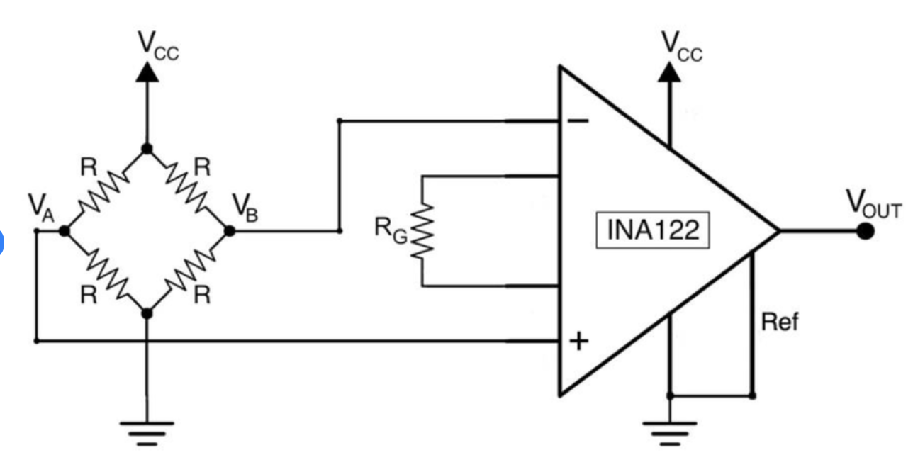 INA122 Instrumentation Amplifier