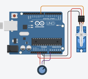 Servo motor circuit
